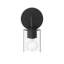 Éclairage pour salle de bain 1 lumière noire avec abat-jour en verre transparent Replay Collection-131264937-131264939-131264945