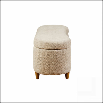 Banc de rangement Boucle Taupe