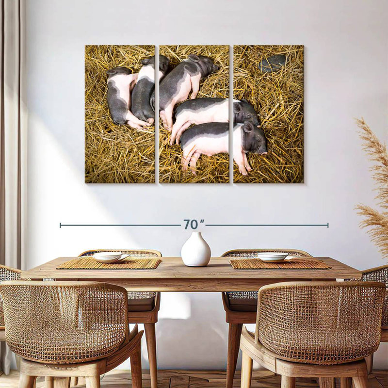 Brampt Piglet Quintet, 36" H x 57" W