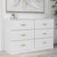Commode moderne à 6 tiroirs pour la chambre à coucher - Vaste commode de rangement-628469940