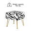 43.2cm Wide Square Animal Print Standard Ottoman-1516106460
