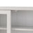 Vintage Fluted Glass Wall Cabinet with 3-Tier Storage & Towel Rack — Space-Saving Elegance for Bathroom, Kitchen, or Entryway-106145017