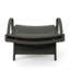 Chaise longue en osier avec accoudoirs Pe
