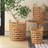 Handmade Decorative and Functional Storage Basket with Handles
