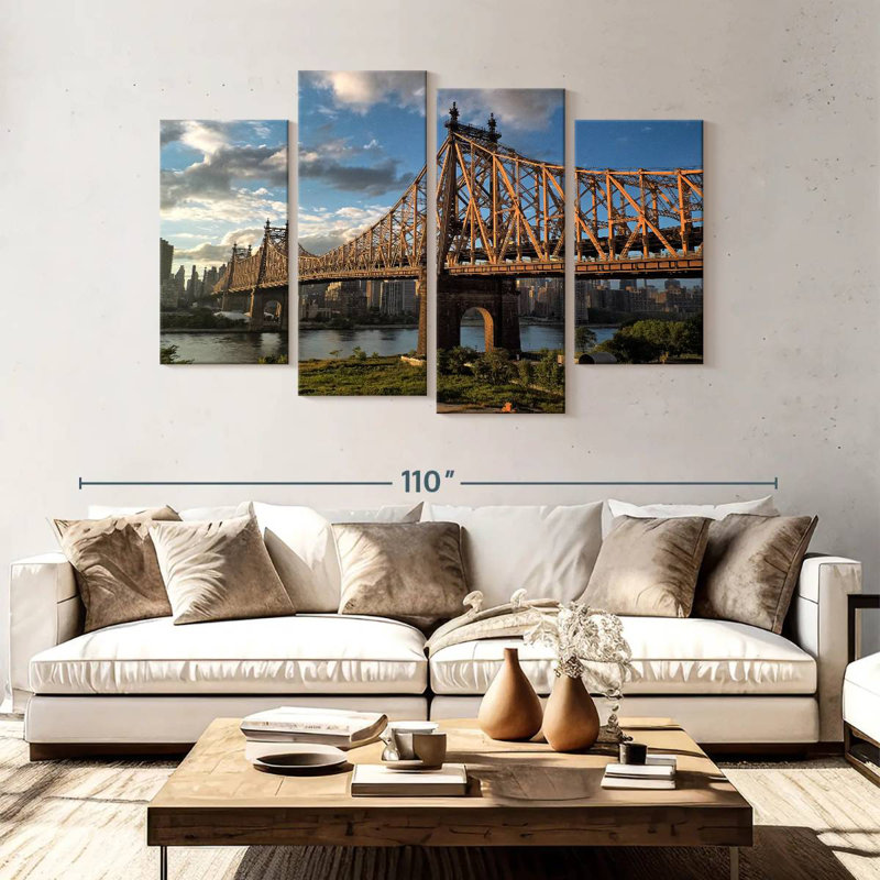 Pont de Queensboro, New York, H 54 po x l 84 po