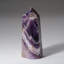 Polished Chevron Amethyst Point from Brazil (0.212 Lbs)