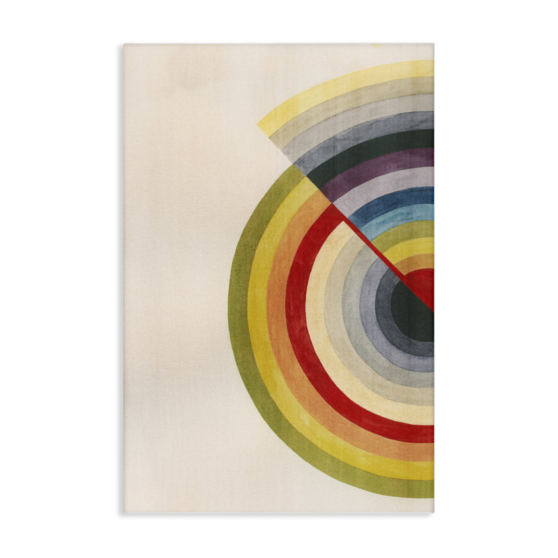  «Round Alternating Stripes» par Grace Popp, H 45 po x l 30 po