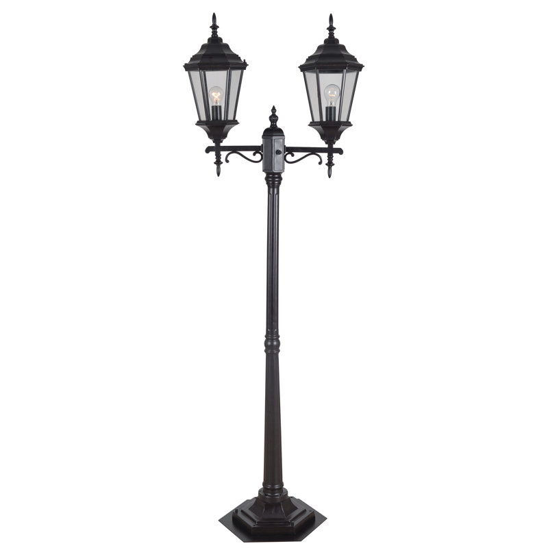 Lampadaire Balfour Falls, H 75 po x l 14,5 po x P 14,5 po, Bronze huilé