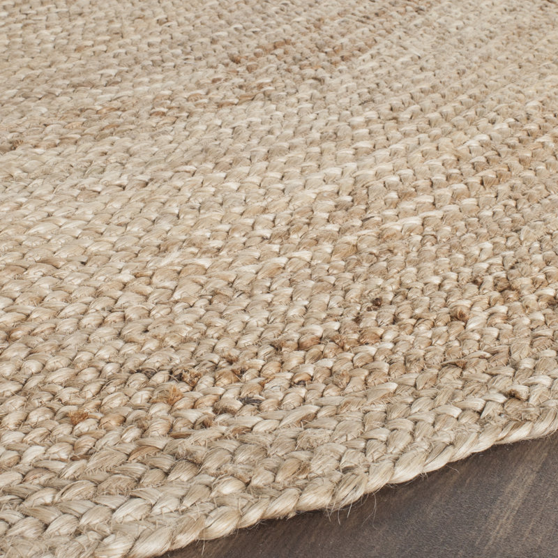 Arria Hand Woven Jute Rug, Oval 4' x 6'