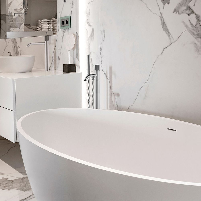 Robinet de salle de bain vasque, Inox