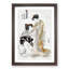 Dressing by Isoda Koryusai - Picture Frame Painting Print-55545800-55545794
