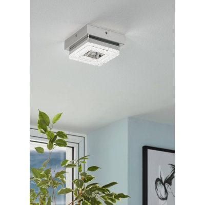 Kaarlo Crystal LED Flush Mount