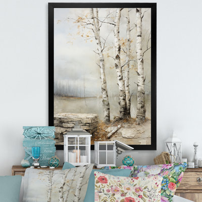 Rustic Birch Tree Charm - Tree Birch Wall Art