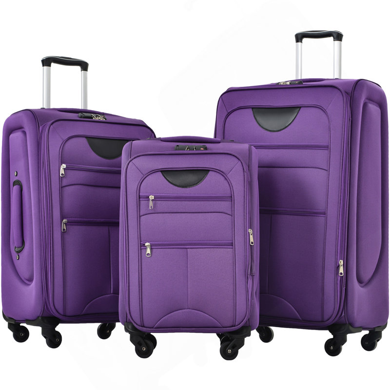 Ensemble de 3 valises extensibles Softside Valise