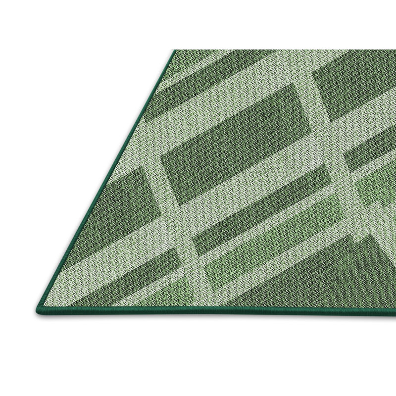 Tapis abstrait vert, Rectangle 7 pi x 10 pi