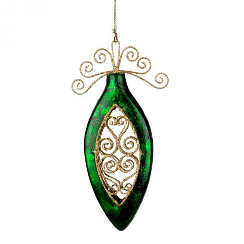 15cm Holiday Shaped Ornament, Green