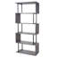 Groover 183 cm H x 80 cm W Iron Geometric Bookcase-102175587