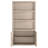 Savin 67.5"H 5-Tier MDF Tall Rectangular Bookcase in Alder White-111461615