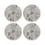 Sous-verres ronds en cuir Sabi Jungle-119015291