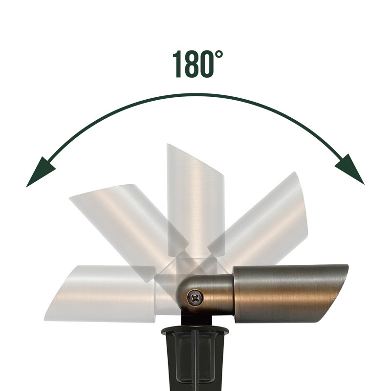 Mini Brass Low Voltage LED Garden Spotlight