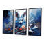 «Blue Rabbit Winter Solitude - Lapin», art mural-1469744572-1469744573