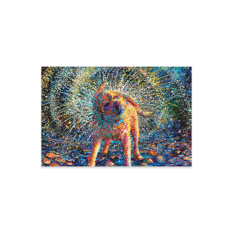 Peinture «Secouer On Plastique / Acrylique» par Iris Scott