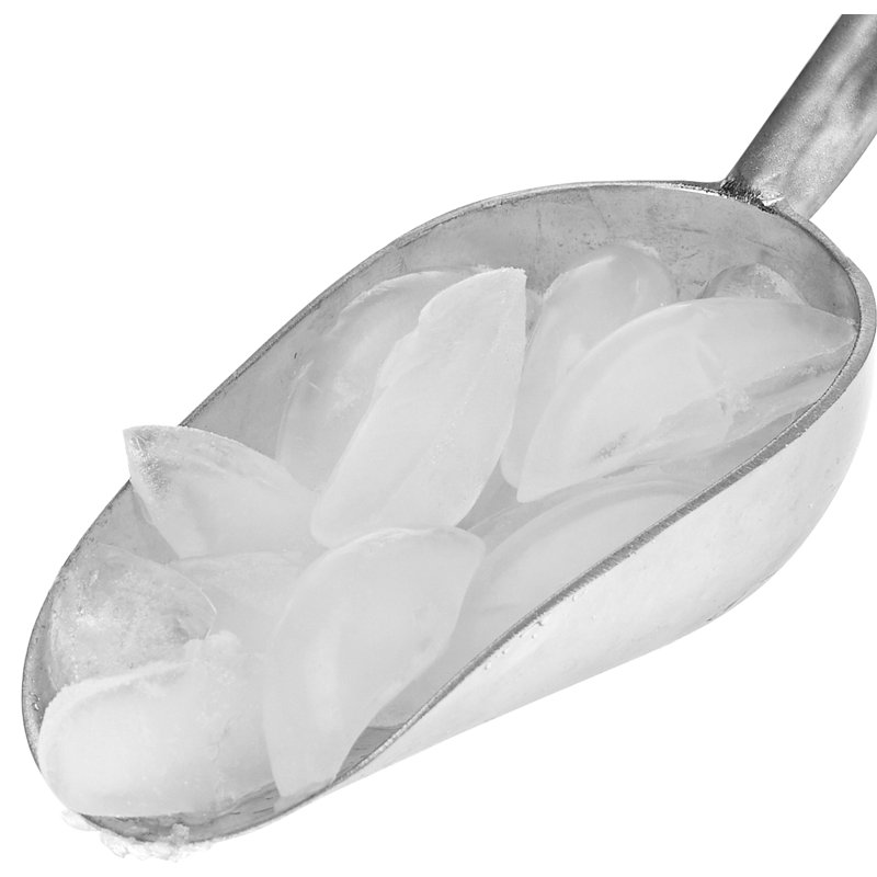 Heavy Duty Aluminum Ice Scoop with Loop Handle, 6 oz
