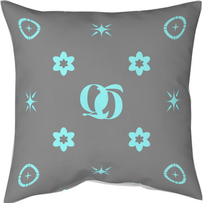 Spun Polyester Pillow Customizable 2 Text Character Luxury Pillow Q Khieu Luxury Icons