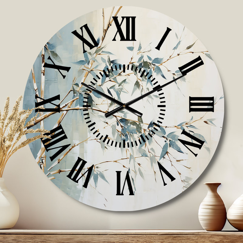 Horloge murale Green Zen Moment, Médium