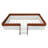 Twin Size Upholstered  Daybed Frame With Fence And Stairs-1838282270