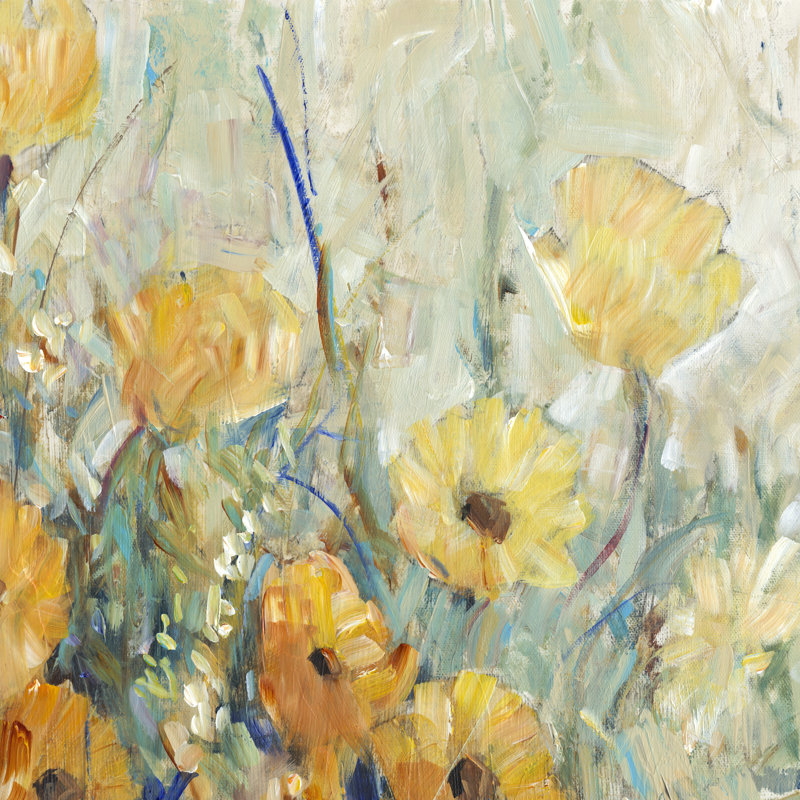 Floral Expression I by Timothy O' Toole - Painting, Paper Print, 51cm H x 51cm W