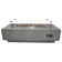 Granville Elementi 60" Rectangular Outdoor Concrete Fire Pit Table with Lava Rocks and Cover