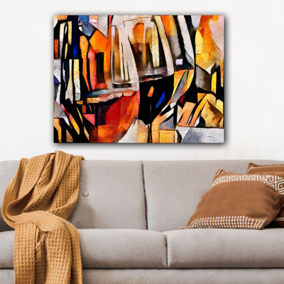 Stunning Decorative Canvas Painting, 27.6 x 39.4 Inches | 100% Cotton Canvas, 100% Wooden Frame (Thickness: 1.2 Inches) | Perfect for Living Room & Bedroom Decor, Vibrant Colors & Elegant Design