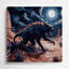 «Southwestern Animals» Chupacabra 11, art mural en métal mauve-563276347