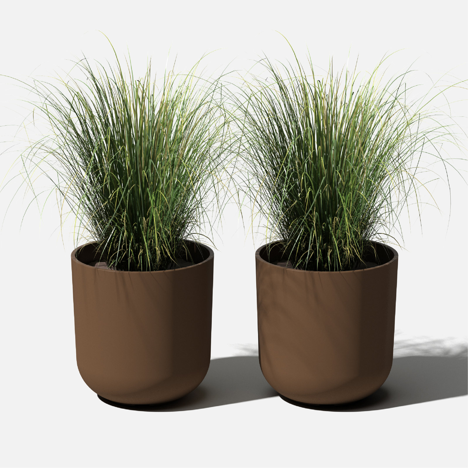 Veradek Mason Series Kona Planter, 10.25" H x 10" W x 10" D, Espresso, 2