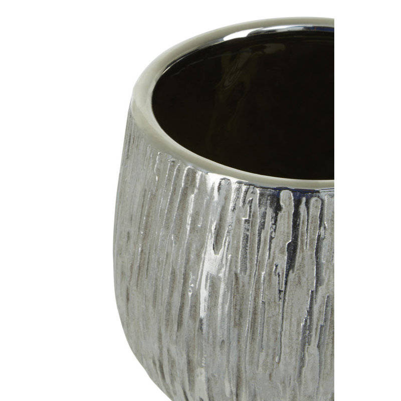 Leidi Ceramic Cachepot, 14cm H x 14cm W x 14cm D