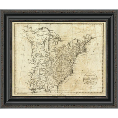 " Map Of The United States Of America; 1796 "