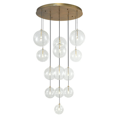 Shadowline 78 Inch Multi 12 Light Chandelier