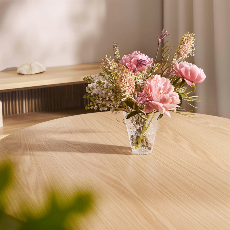 Kastehelmi 6" Glass Table Vase, Clear