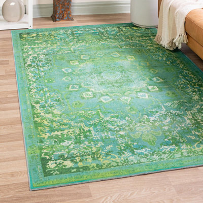 Tapis oriental vert Bitteridge