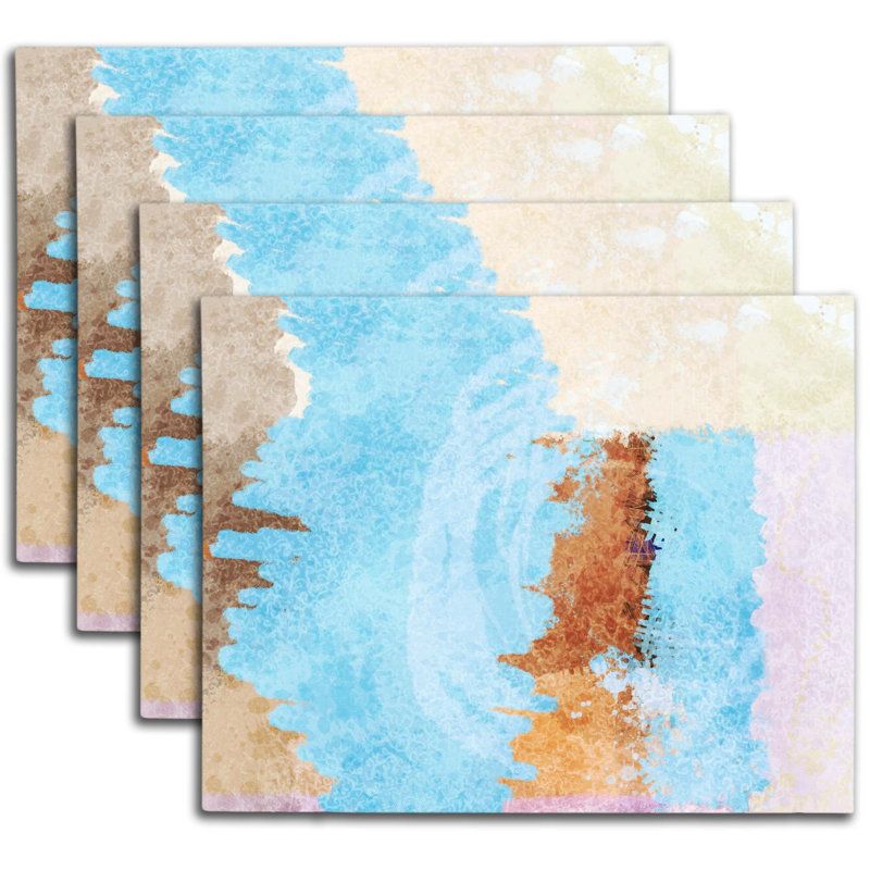 Napperon abstrait en polyester