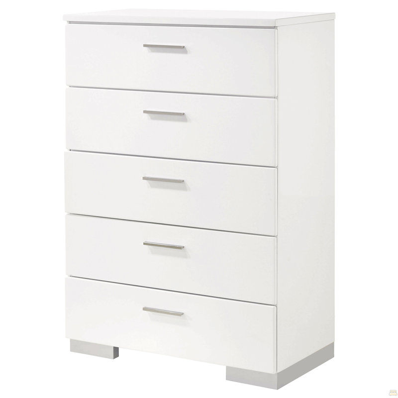 Commode de chambre 5 tiroirs Dulcey