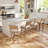 Modern Rustic Swivel Solid Wood Barstool With Twine Woven Backrest And Stirrups-1275229976