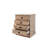 Light Oak 4-Drawer Wood Nightstand-367839724