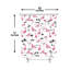 Rideau de bain flamant rose 72 po x 72 po (180 x 180 cm) Flamingo-623982037