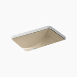 Ladena Vitreous China Rectangular Undermount Bathroom Sink