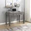 Bureau d'écriture gris avec tiroir et meubles en bois 1pc