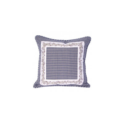 Berryvine Plaid Cotton Throw Pillow