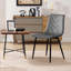 43.5cm H Velvet Upholstered Side Chair-1493712112