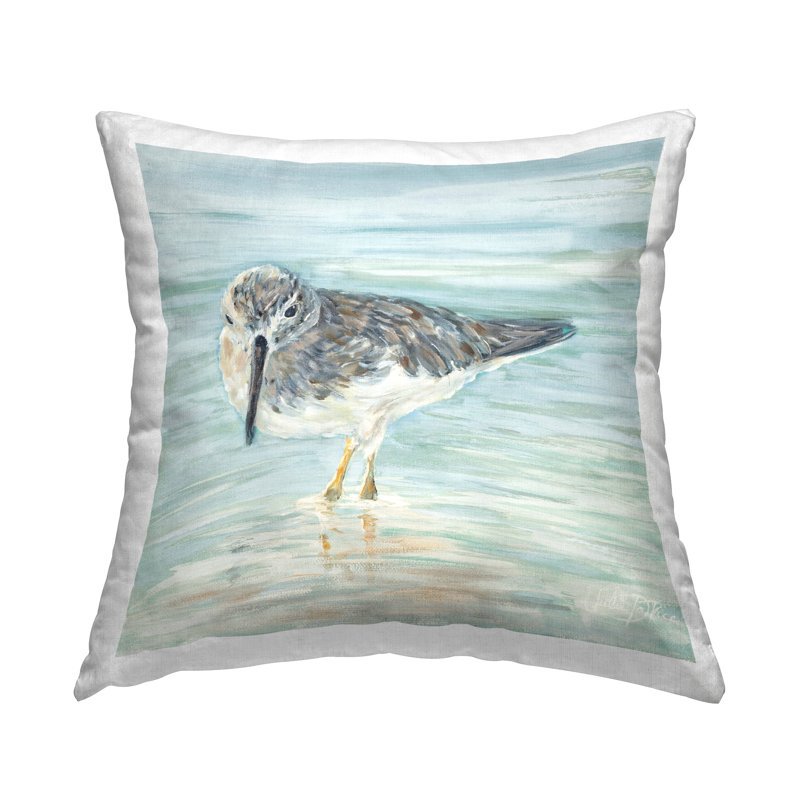 Conception de coussin décoratif Sandpiper on Shallow Shore par Julie DeRice